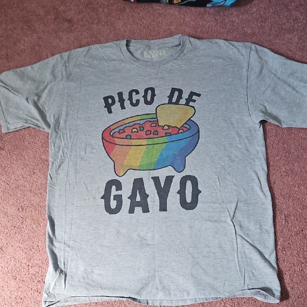 Gray 'Pico de Gayo' Graphic T-Shirt